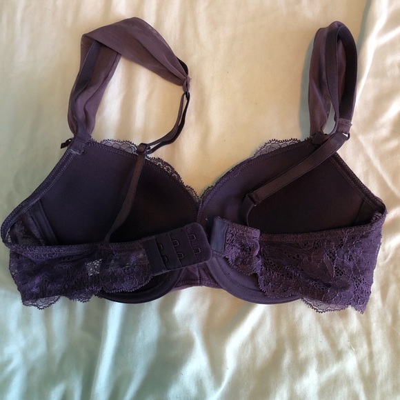 Purple Lace Bra - Picture 3 of 4